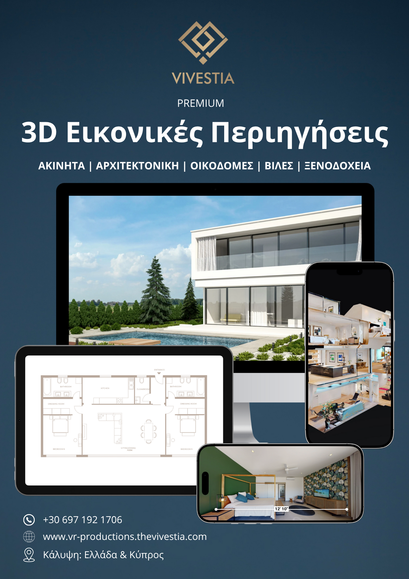 3D VIRTUAL TOUR ΑΚΙΝΗΤΑ GREECE REAL ESTATE EXPO - στατιστικά στοιχεία