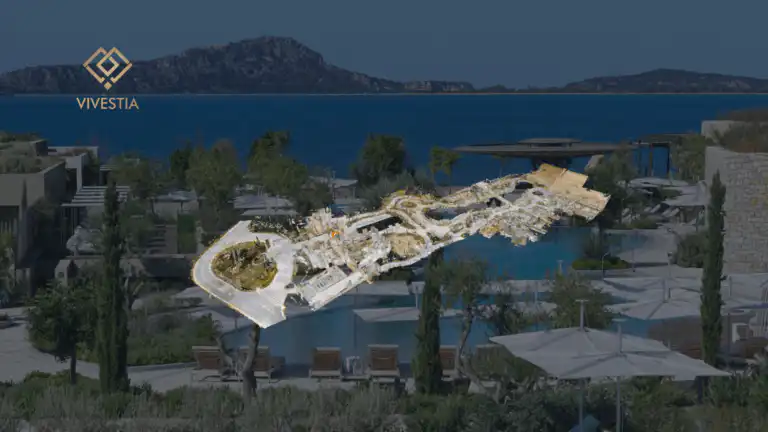 W Costa Navarino resort presented in a 3D Virtual Tour