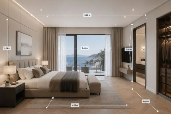 How much does a 3D virtual tour cost - scale-accurate room measurements taken from the 3D model