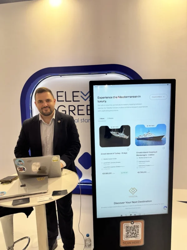 Vivestia at the Elevate Greece pavilion during the 2026 Thessaloniki International Fair