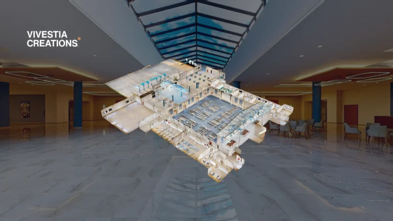 Ilis Congress Center 3D Virtual Tour shown as a dollhouse view
