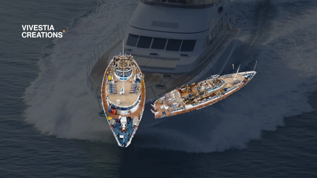Variety Cruises ships 3D Virtual Tour shown as a dollhouse view