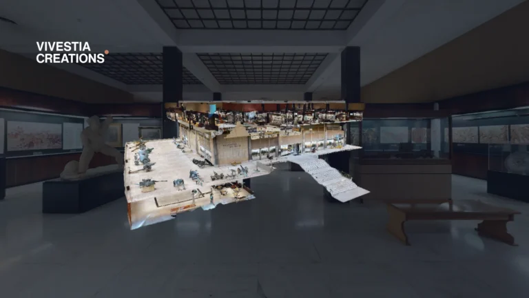 War Museum 3D Virtual Tour shown as a dollhouse view